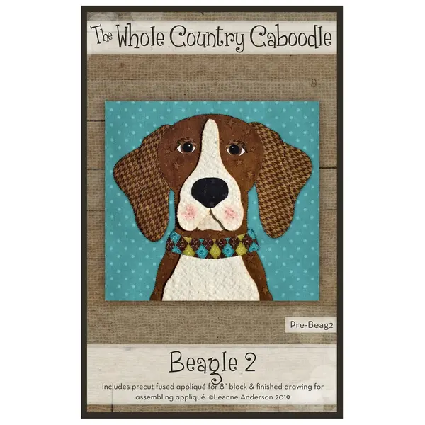 Leanne Anderson Whole County Caboodle Appliqué Kit - Beagle 2