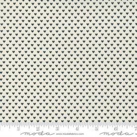  Moda - Flirt / Mini Hearts / 55574-11 /  Black on Cream