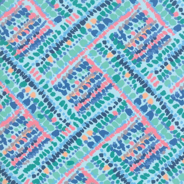  Moda Fabrics - Botanica / Colorful Dash / Light Blue / 11844-14