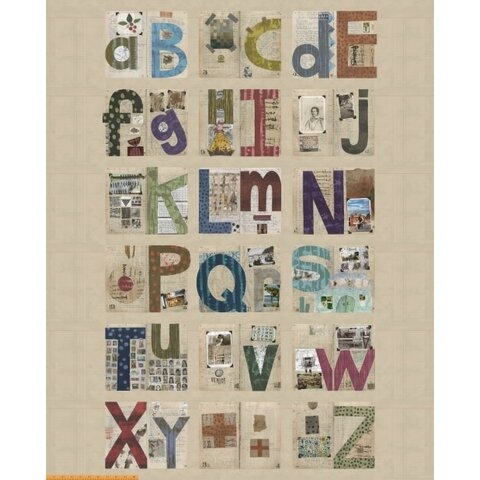 PANEL - Marcia Derse - Studio Alphabet    (54x42in)
