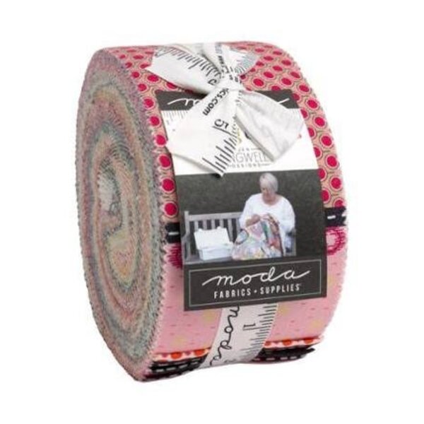 Ruby Star Jelly Roll - Mixxed Jollies  / Jen Kingwell