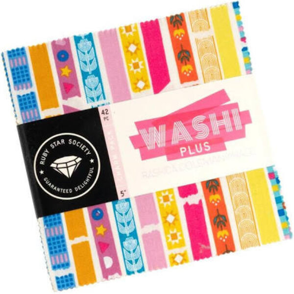 Ruby Star Ruby Star - Washi Tape   /  Charm Pack  (5inX5in) 42pc