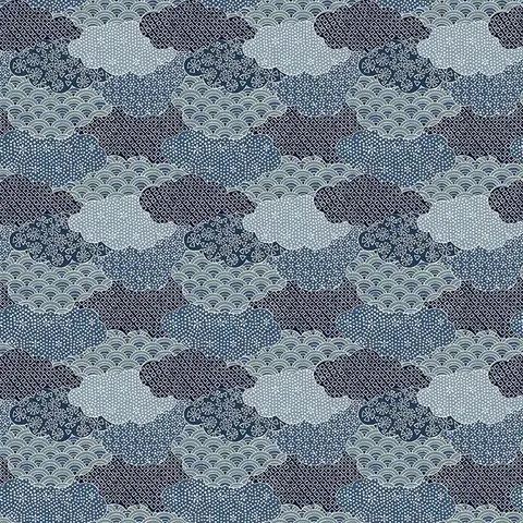 PBS - Moon Rabbit / Clouds / Navy / 14942