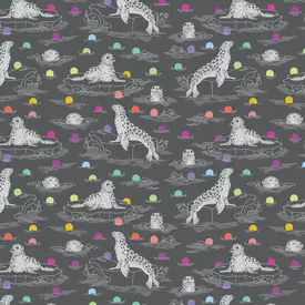 Tula Pink Tula Pink - Graywork / Seal The Deal / PWTP259_Carbon