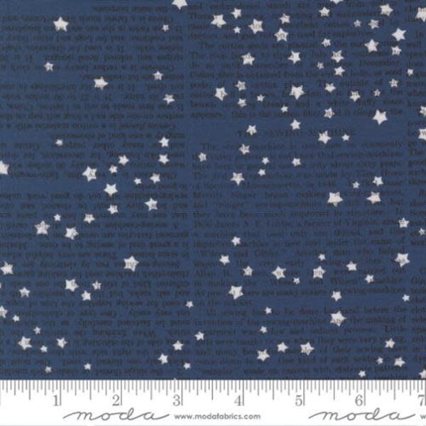 Moda Fabrics Moda - Paper Hamlet / Midnight Stars / 39568 18