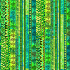 Laurel Burch - Basics / Stripe / Green / CLTY3220-21
