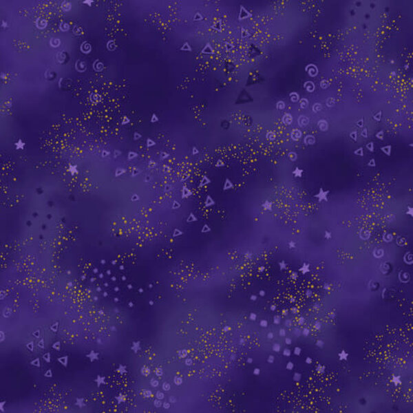 Laurel Burch Laurel Burch - Basics / Glitter / Purple / CLTY0808-28M