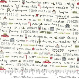  Moda - Blizzard / Vanilla / Sweater Weather Text
