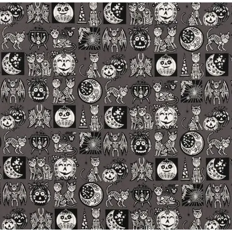 Alexander Henry  - Calavera Cat - 8960C