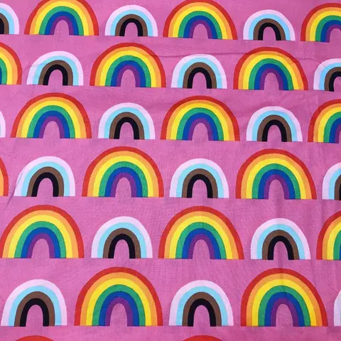 Alexander Henry - Echo Park – Double Rainbow / pink