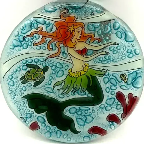 Pampeana - Suncatcher / Dancing Red Mermaid