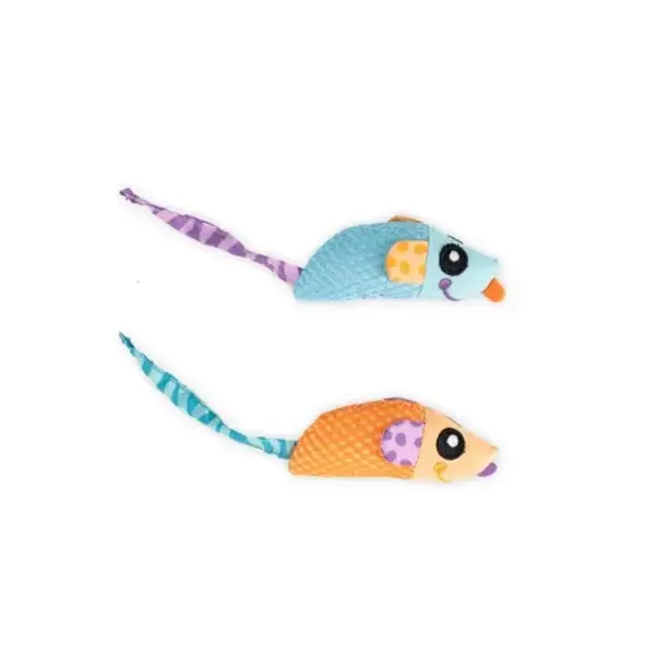  Cat Toy -  2pc / Catstages Catnip Chew Mice