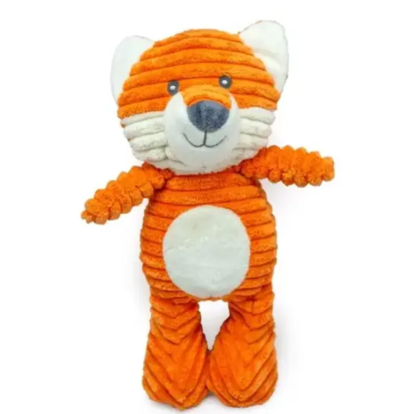  Dog Toy -  Thoozypet Tuff & Cuddly Fox Plush Dog Toy 12.5"