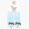 Boogie Toes - Baby Rattle Socks / Baby Wolf  (1-2year)