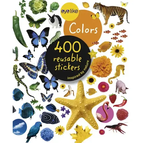 Eye Like - Book of 400 Reusable Stickers / Nature Inspired
