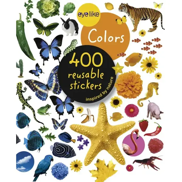  Eye Like - Book of 400 Reusable Stickers / Nature Inspired