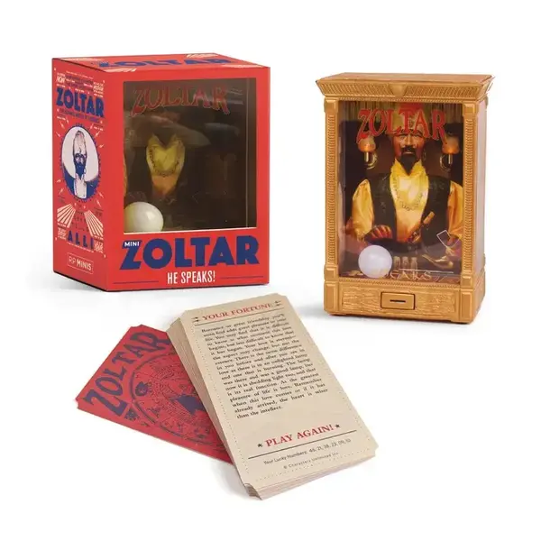  Desk Toy  - Deluxe  Mini Zoltar: He Speaks and comes with Fortune Cards