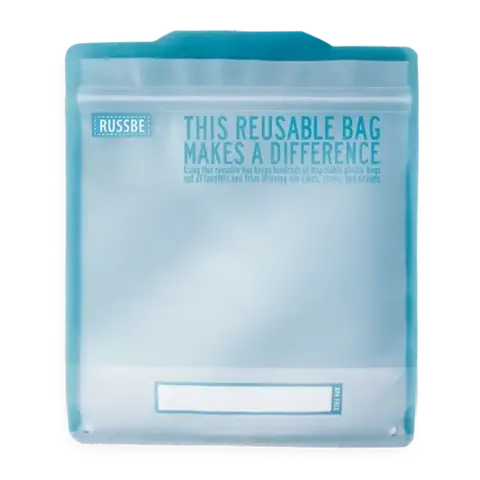 Russbe - Gallon Freezer Size Reusable Bags (8pc)