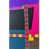 Quilt by Joe Cunningham - The Perfect Existential Object (70in X 70in)