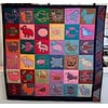 Quilt by Charlotte Patera - Mola On Point  (59in X 60in)