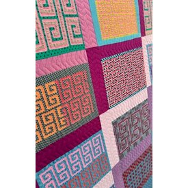 Quilt by Charlotte Pattera - Square Dance  (42in X 42in)