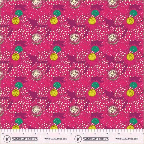 Sally Kelly - Sunshine / Polka flower 54975D-3 Plum