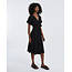 Molly Bracken Black Crossover Midi Dress
