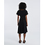 Molly Bracken Black Crossover Midi Dress