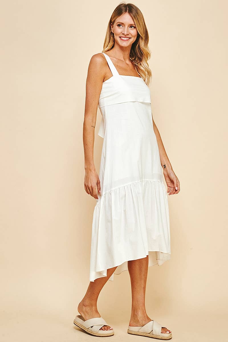 ワンピース Loulou Studio SS25 Dresses (AISALA RICE IVORY) loulou-studio-hoya-sleeveless-