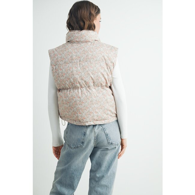 Floral Vest - Blush (Available For Pre-Order, Ships Early Feb)