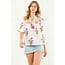 Floral Top With Tie