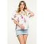 Floral Top With Tie