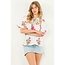 Floral Top With Tie