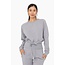 Brushed Waist Tie Sweatshirt