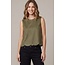 Olive Suede Top