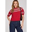 Red Faire Isle Sweater