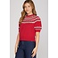 Red Faire Isle Sweater
