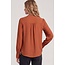 Notched V Neck Blouse