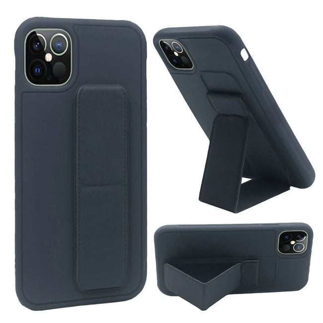 For Apple For Apple iPhone 11 Pro Max 6.5 Foldable Magnetic Kickstand Vegan Case Cover