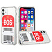 For Apple For Apple iPhone 12 Pro Max 6.7 Boarding Pass Transparent ShockProof Cover Case