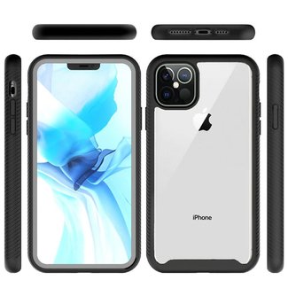 For Apple For Apple iPhone 12 Pro Max 6.7 Strong Bumper Shockproof Transparent Case Cover