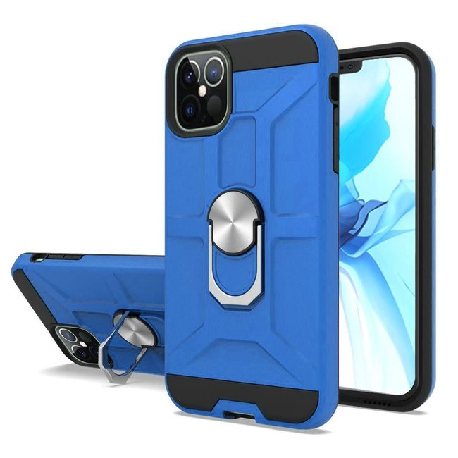 For Apple For Apple iPhone 12 Pro Max 6.7 Dynamic Magnetic RingStand Cover Case