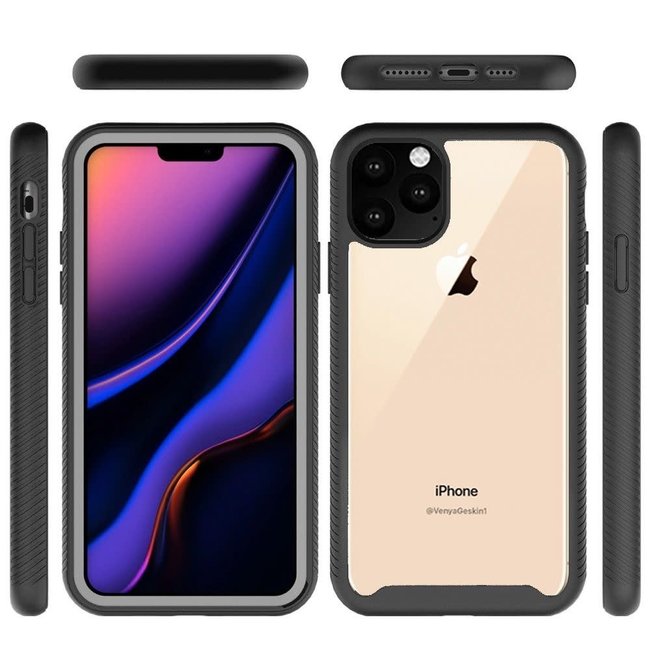 For Apple For Apple iPhone 11 Pro Max 6.5 Shockproof Heavy Duty Bumper Case