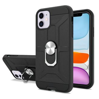 For Apple For Apple iPhone 12 / 12 Pro 6.1 Dynamic Magnetic RingStand Cover Case