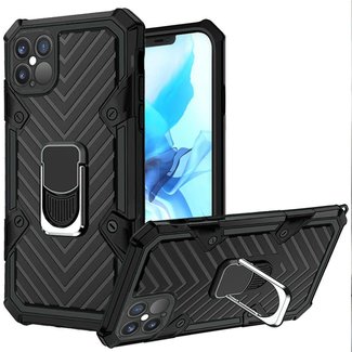 For Apple For Apple iPhone 12 Pro Max 6.7 Victory Magnetic RingStand Case Cover