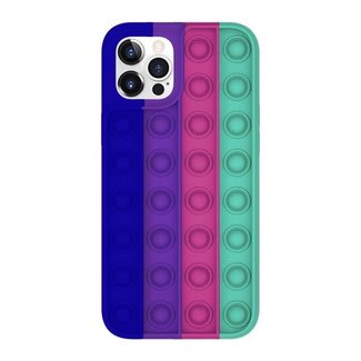 For Apple For Apple iPhone 12 Pro Max 6.7 Pop-it Stress Relief Case Cover