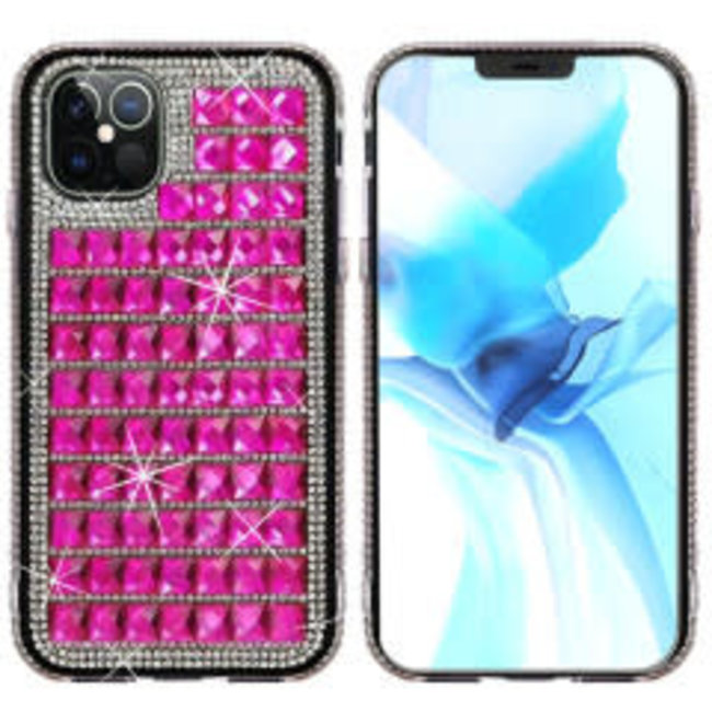 For Apple For Apple iPhone SE2 / 8 / 7 / 6 / 6s Bling Diamond Shiny Crystal Case Cover
