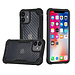For Apple For Apple iPhone 13 Pro Max 6.7 Carbon Fiber Design Fused Hybrid Case Cover