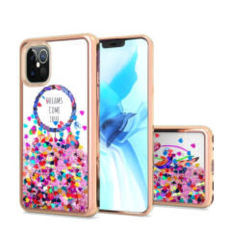 For Apple For Apple iPhone 13 Pro 6.1 (3 Cameras) Design Water Quicksand Glitter Case Cover