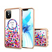 For Apple For Apple iPhone 13 Pro 6.1 (3 Cameras) Design Water Quicksand Glitter Case Cover